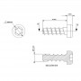 Vis pour moulinet compatible avec Ci4+ XTR-A Baitrunner LC