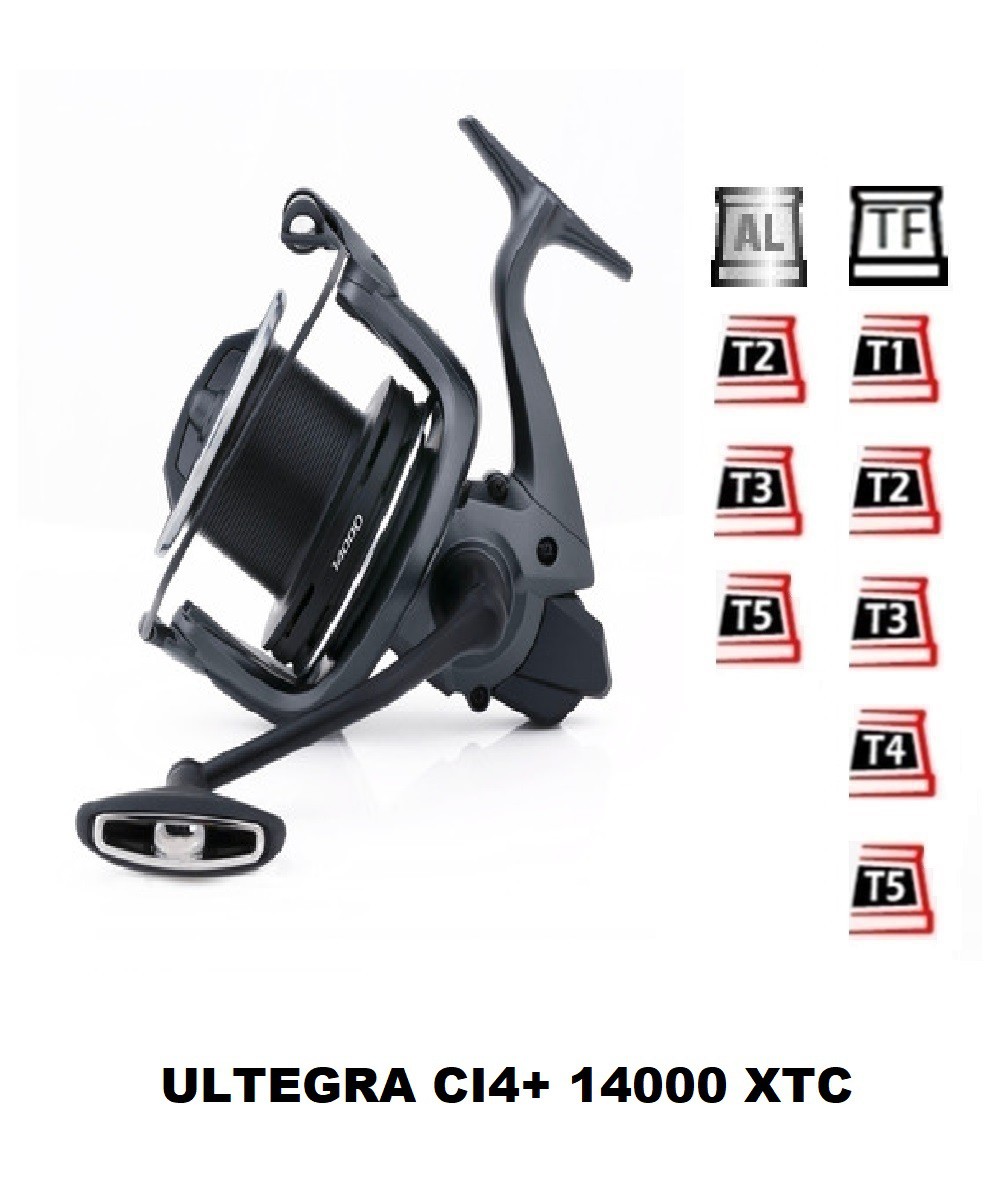 ▷ Spare Spools Compatible with Ultegra Ci4+ 14000 XTC【Mv Spools】
