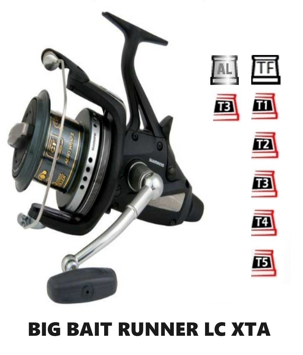 Ile uyumlu olta makinesi yedek kafalan Big Bait Runner LC XTA
