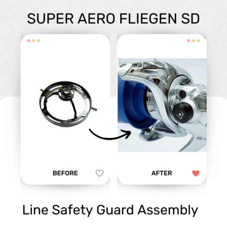Parafilo Cestello sotto bobina Super Aero Fliegen CI4+ SD [35]
