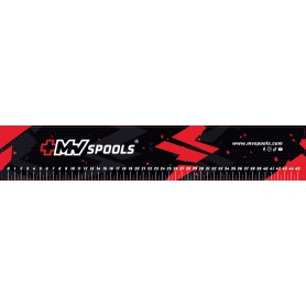 Vis meetliniaal sticker voor visladen