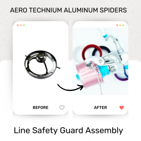 Aero Technium Aluminium Vismolen Lijnbeschermer
