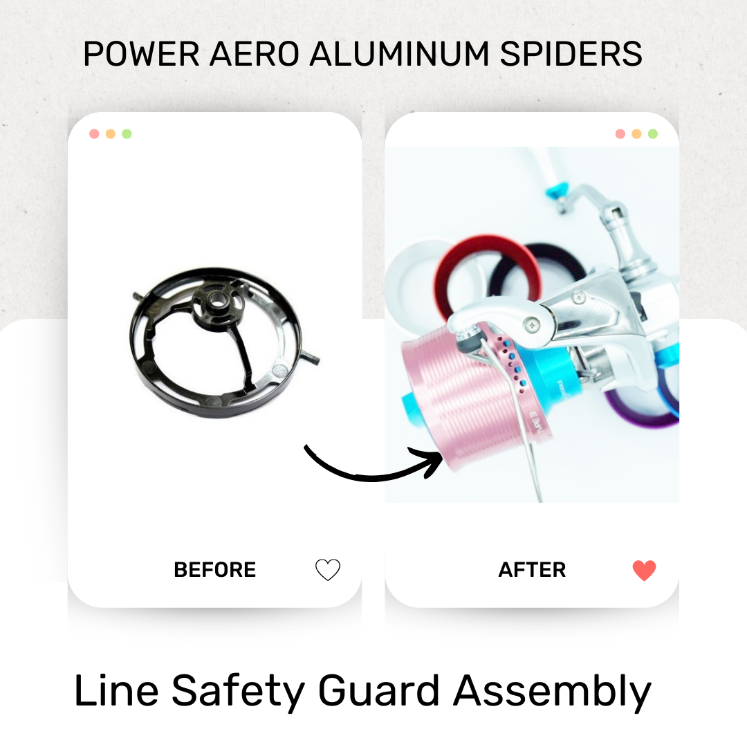 POWER AERO ALÜMİNYUM Olta Makinası Misina Koruması