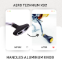 Poignées d'aluminium Aero Technium XSC [6000/10000]
