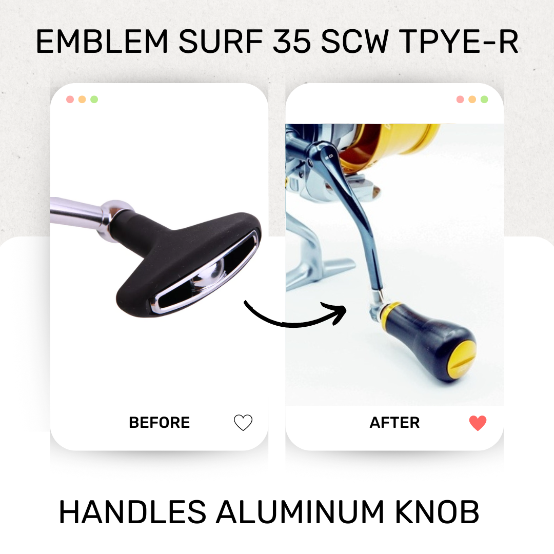 Poignées d'aluminium Emblem Surf 35 SCW Type-R