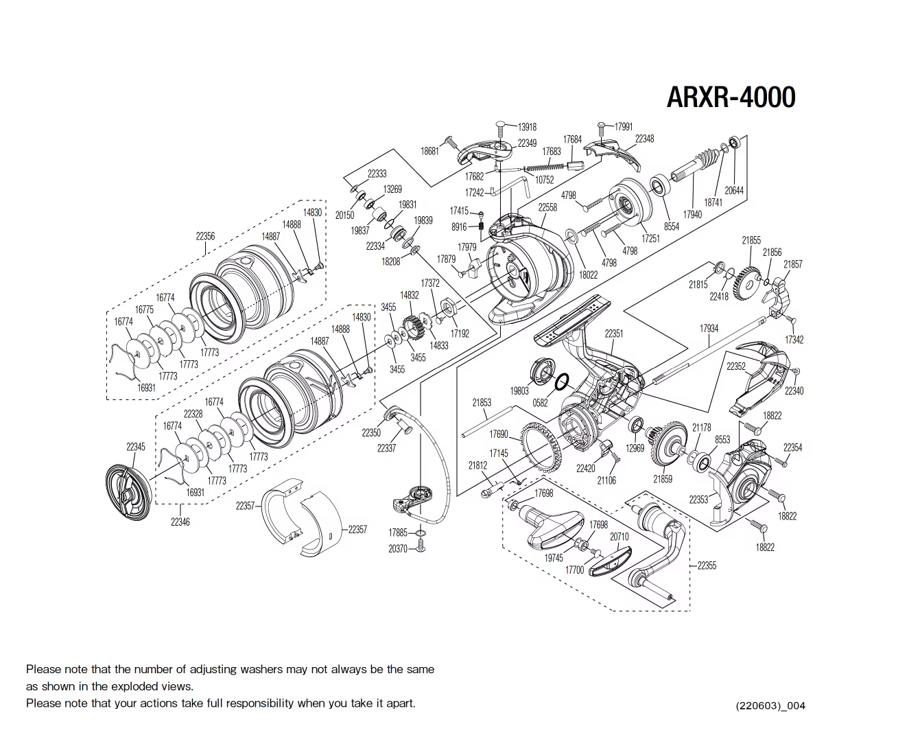 Onderdelen voor Aero Match 4000 XR molens
