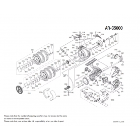 Aero Match C5000 Reel Spare Parts Aero Match C5000 Reel Spare Parts