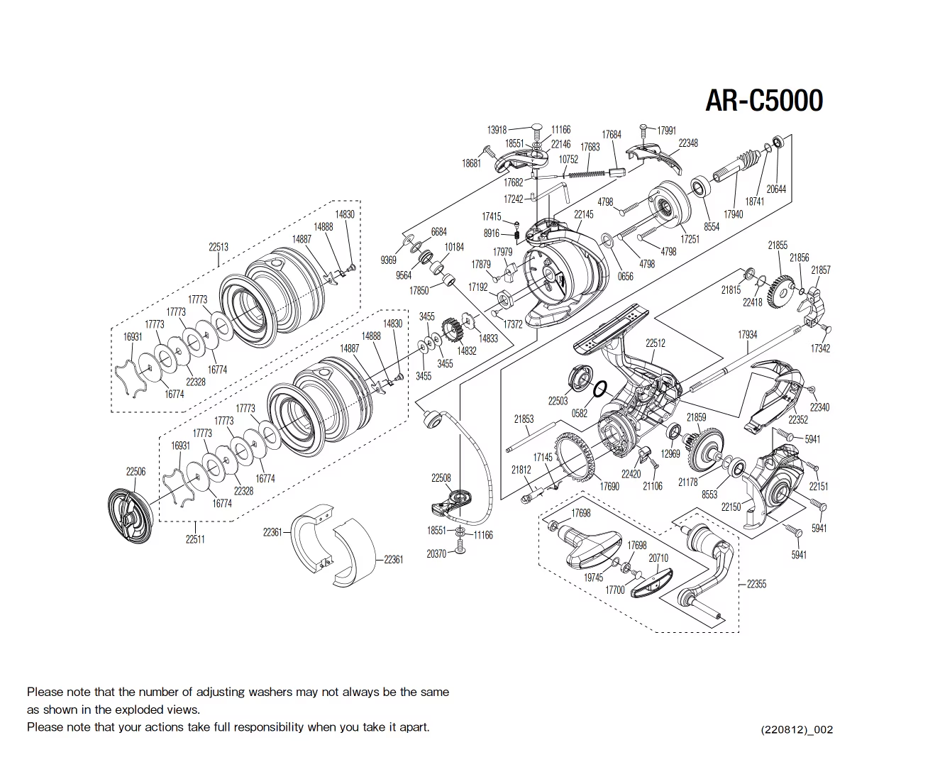 Onderdelen voor Aero Match C5000 molens