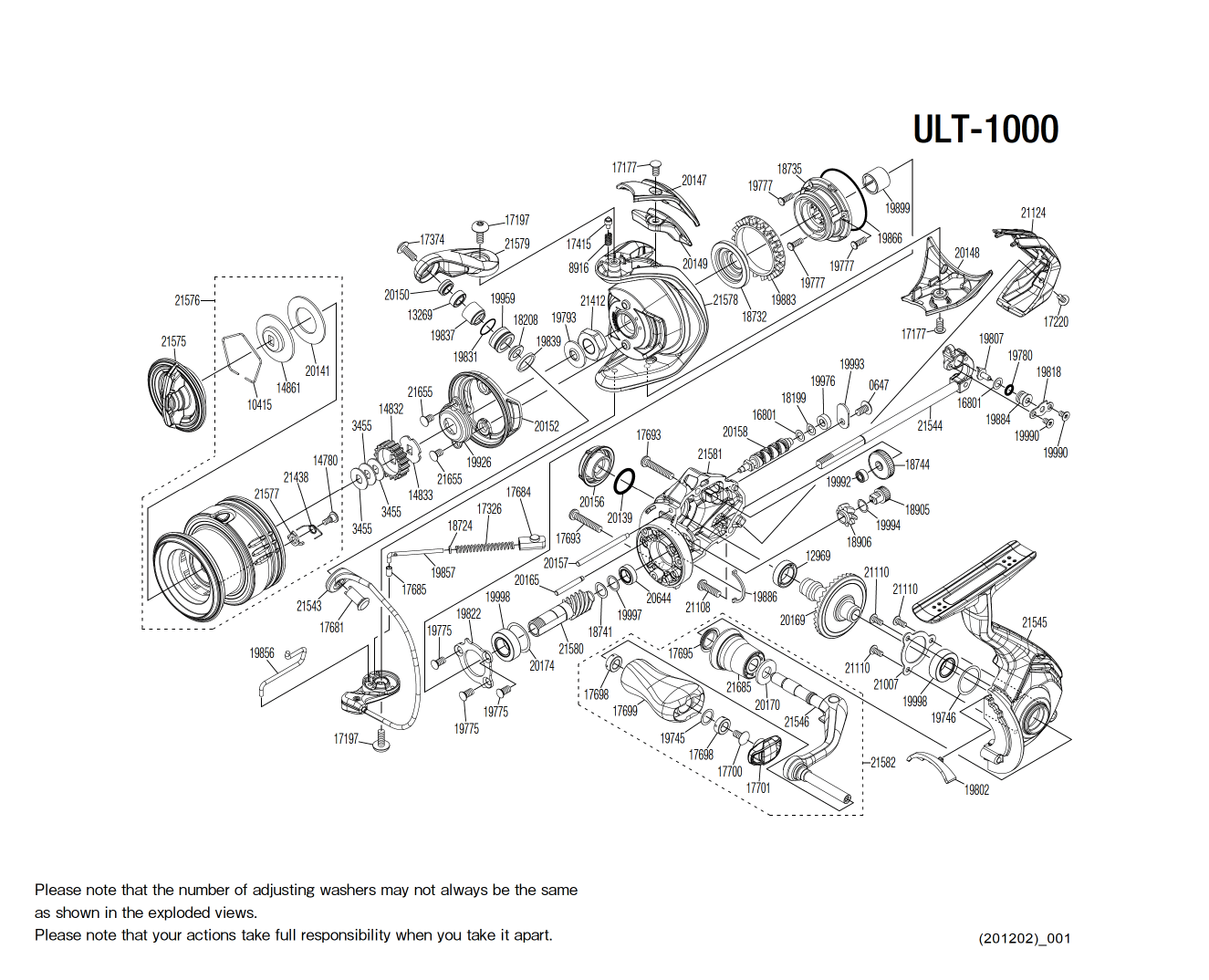 Peças de reposição para Ultegra 1000 FC