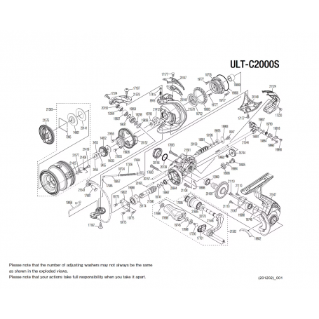 Pièces détachées Ultegra C2000S FC
