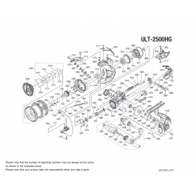 Peças de reposição para Ultegra C2500 FC HG