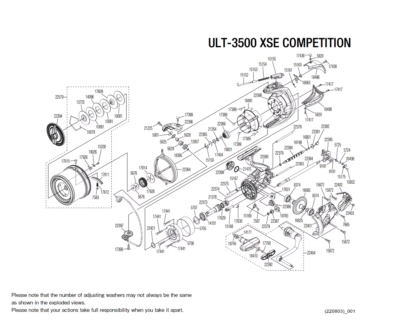 Pezzi di ricambio per Ultegra 3500 XSE Competition