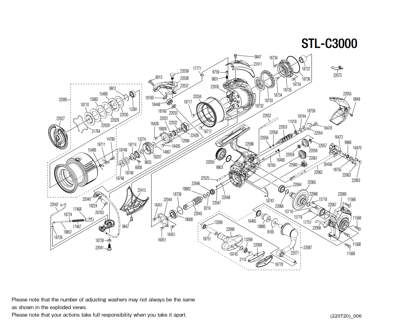 Peças de reposição para Stella C3000 FK