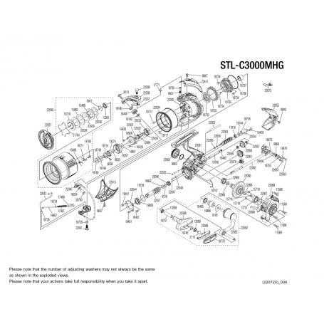 Pièces détachées Stella C3000M FK HG
