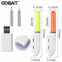 Luz de Pesca Noturna CR322 com Bateria de Lítio e Carregador USB