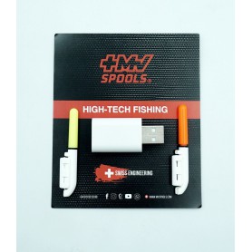 Luz de Pesca Nocturna CR322 con Batería de Litio y Cargador USB