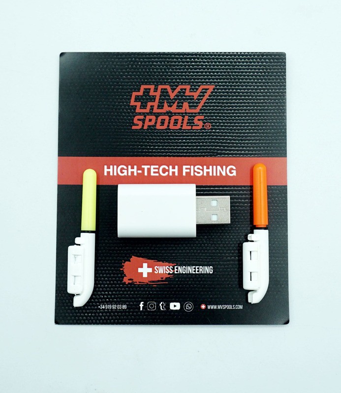 Luz de Pesca Noturna CR322 com Bateria de Lítio e Carregador USB