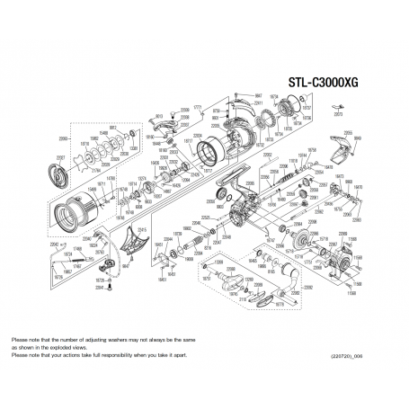 Pièces détachées Stella C3000 FK XG