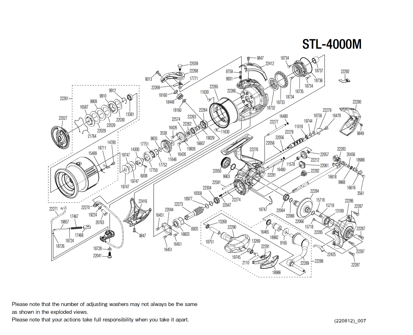 Pièces détachées Stella 4000M FK