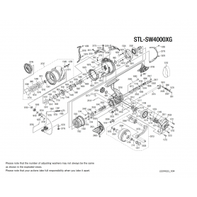 Pièces détachées Stella 4000 SW C XG