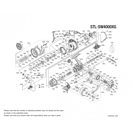 Pièces détachées Stella 4000 SW C XG