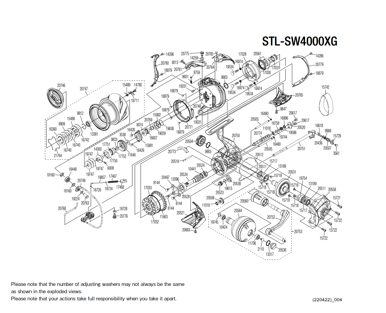 Pièces détachées Stella 4000 SW C XG
