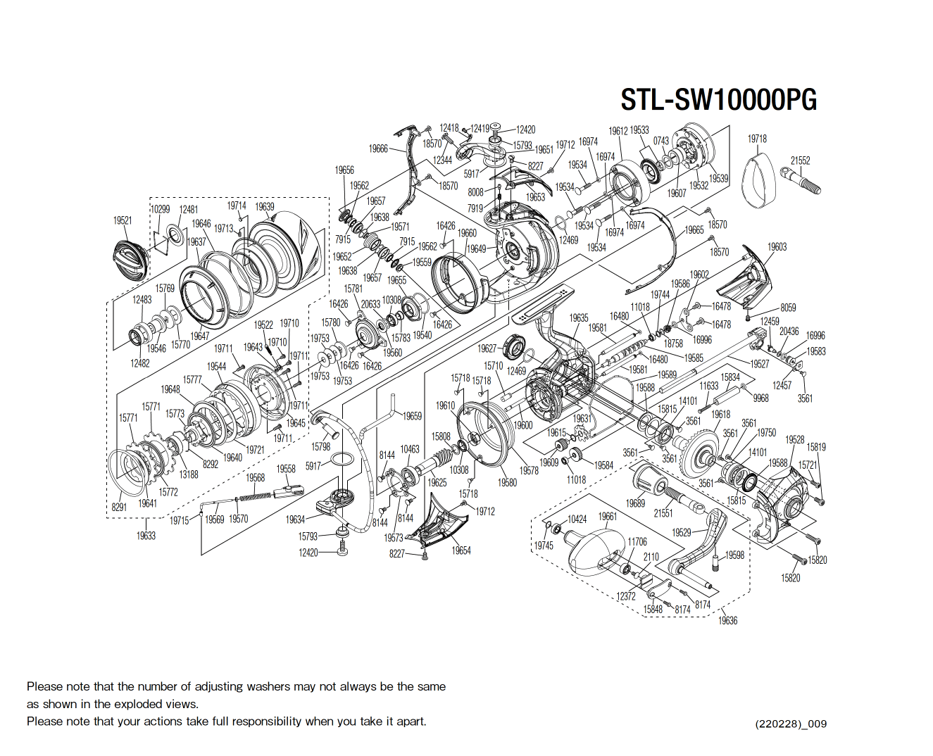 Onderdelen voor Stella 10000 SW C PG molens
