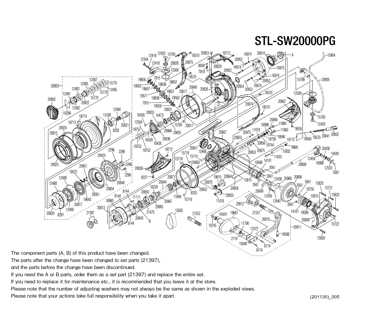 Onderdelen voor Stella 20000 SW C PG molens