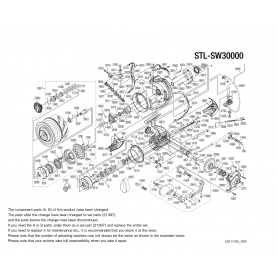 Stella 30000 SW C Reel Spare Parts