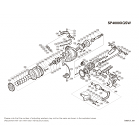 Spheros 4000 SW XG Makaraları için Yedek Parçalar
