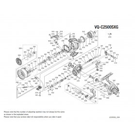 Peças de reposição para Vanquish C2500S FC HG