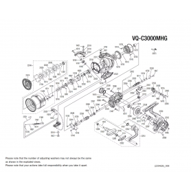 Onderdelen voor Vanquish C3000M FC HG molens