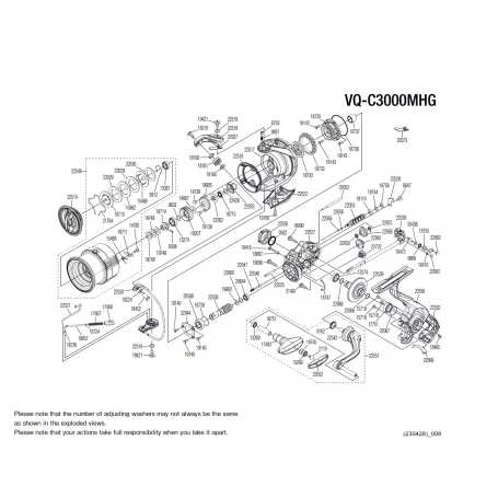 Pezzi di ricambio per Vanquish C3000M FC HG