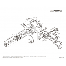 Despiece Carrete Aerlex 10000 XSB