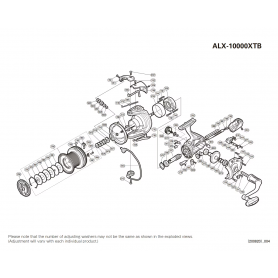 Despiece Carrete Aerlex 10000 XTB