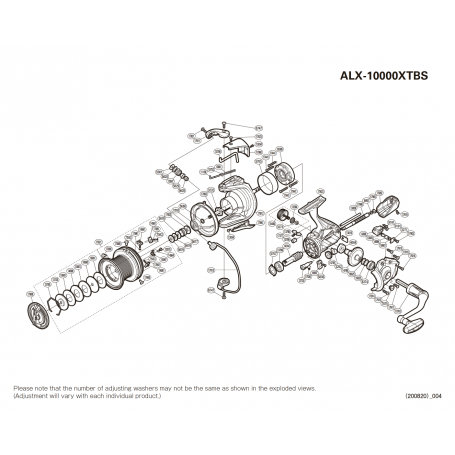 Despiece Carrete Aerlex 10000 XTB Spod