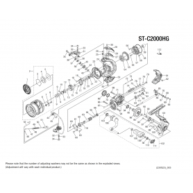 Despiece Carrete Stradic C2000 HG FM
