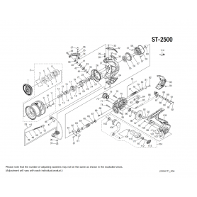 Peças de reposição para Stradic 2500 FM