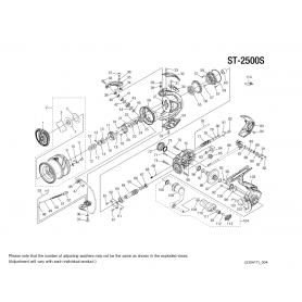 Despiece Carrete Stradic 2500 S FM