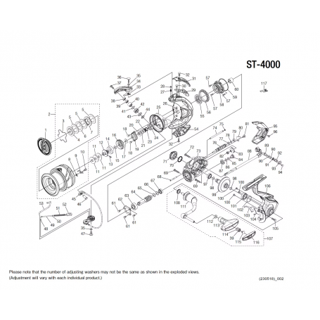 Pièces détachées Stradic 4000 FM