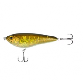 Shimano Lure Yasei Javelin Jerkbait Kunstaas voor Snoek 160mm Brown Gold Tiger - 100g