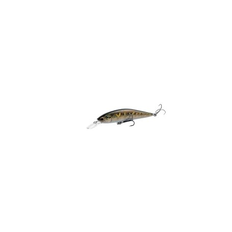 Zwevende Shimano Lure Yasei Trigger Twitchbait voor Snoek 90mm Brown Gold Tiger - 0m-2m - 11g