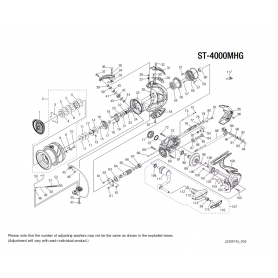 Stradic 4000M HG FM Makaraları için Yedek Parçalar