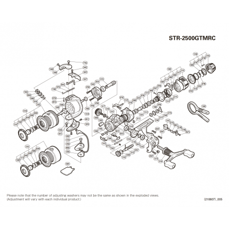 Pièces détachées Stradic 2500 GTM-RC