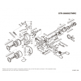 Despiece Carrete Stradic 3000S GTM-RC