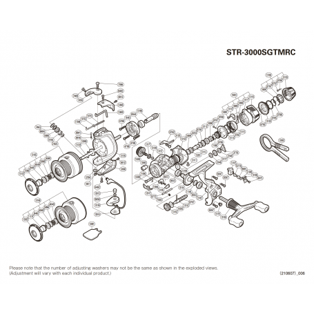 Despiece Carrete Stradic 3000S GTM-RC