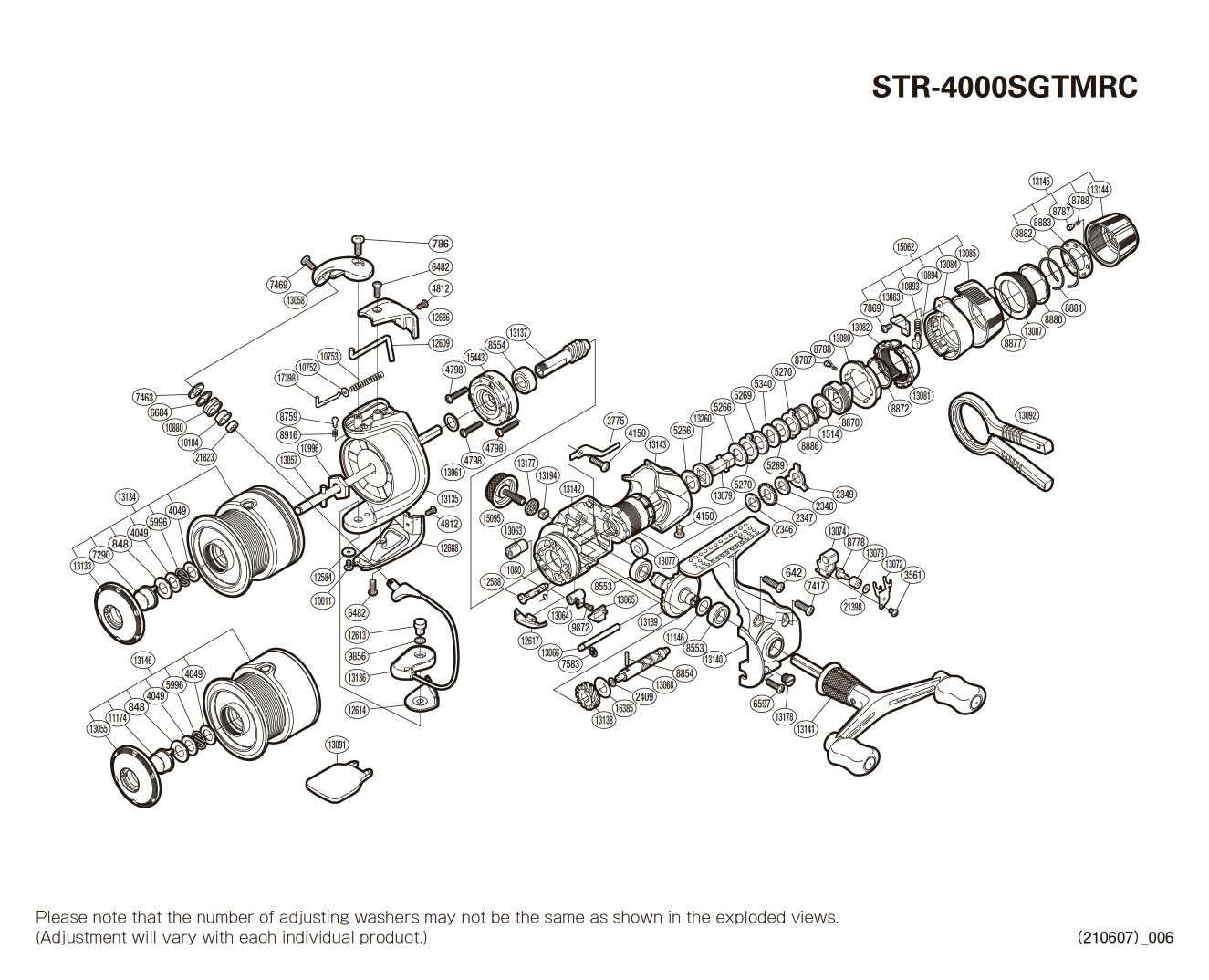 Onderdelen voor Stradic 4000S GTM-RC molens