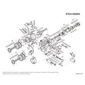 Despiece Carrete Stradic 2500 CI4+ RA