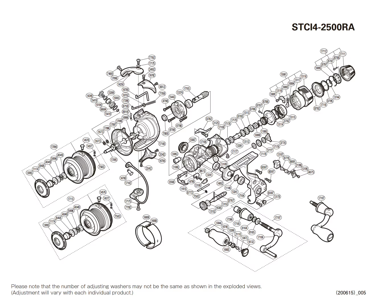 Pièces détachées Stradic 2500 CI4+ RA
