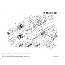 Onderdelen voor Power Aero 14000 XSC PG molens